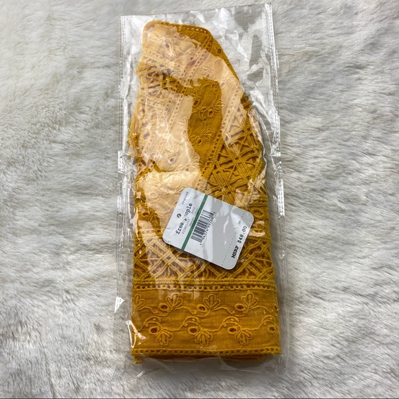 NEW Free People Carina Bralette Mango - Picture 4 of 5